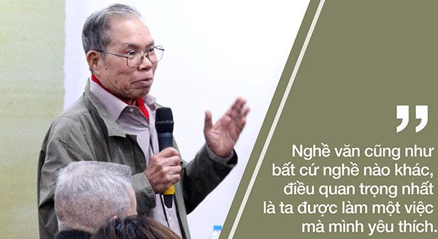 Nhà văn Ma Văn Kháng & hai chiếc ba lô đại sự