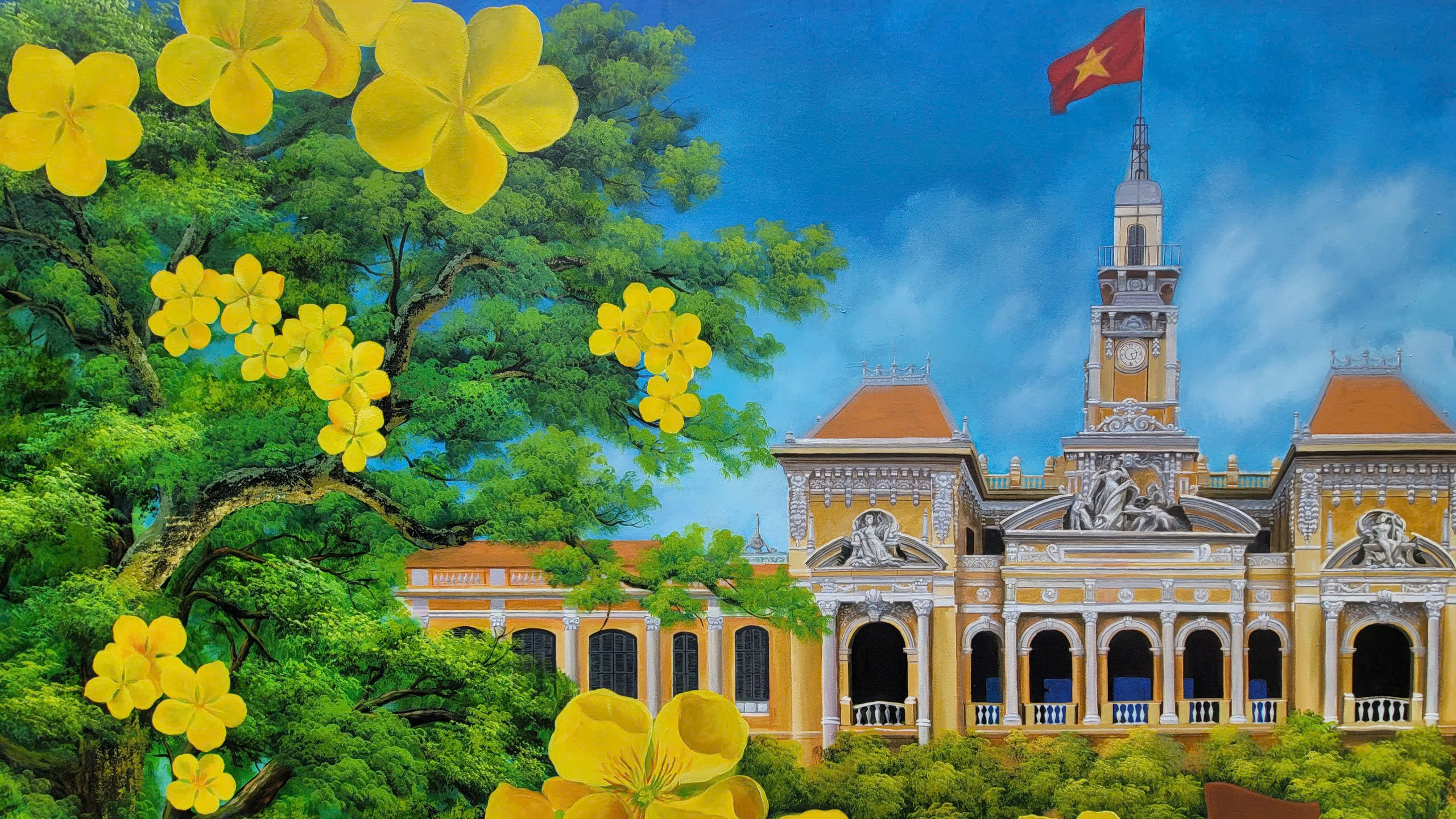 Triển lãm tranh “Chào Việt Nam - quê hương tôi” của họa sĩ Ngô Bá Hoàng
